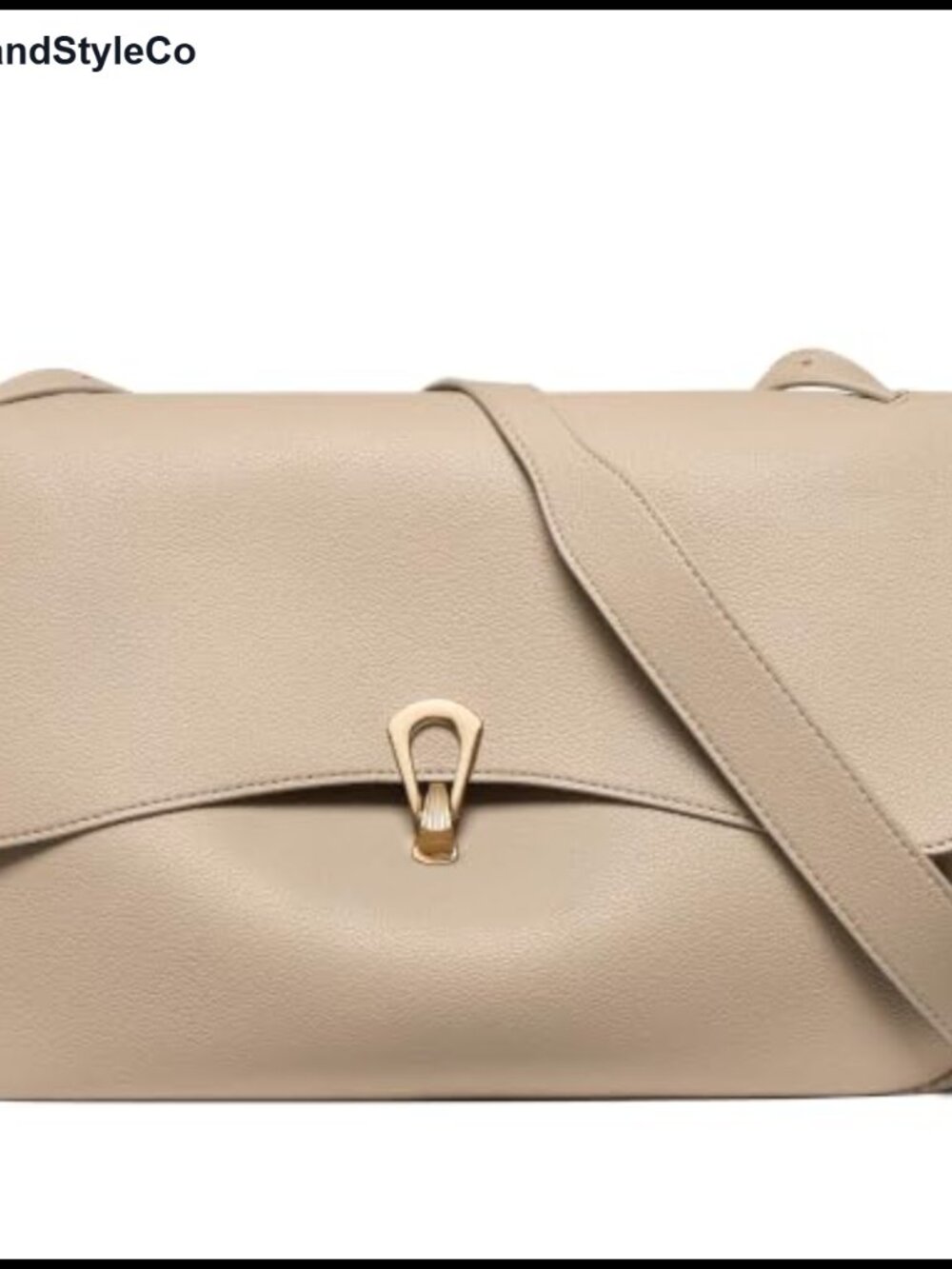 BOSTANTEN Women's Vintage Flap Shoulder Bag Large Leather Messenger Purse
